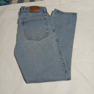 Vintage 90s Marithe Francois Girbaud Jeans Faded Blue 29 Reg Inseam Loose Y2K